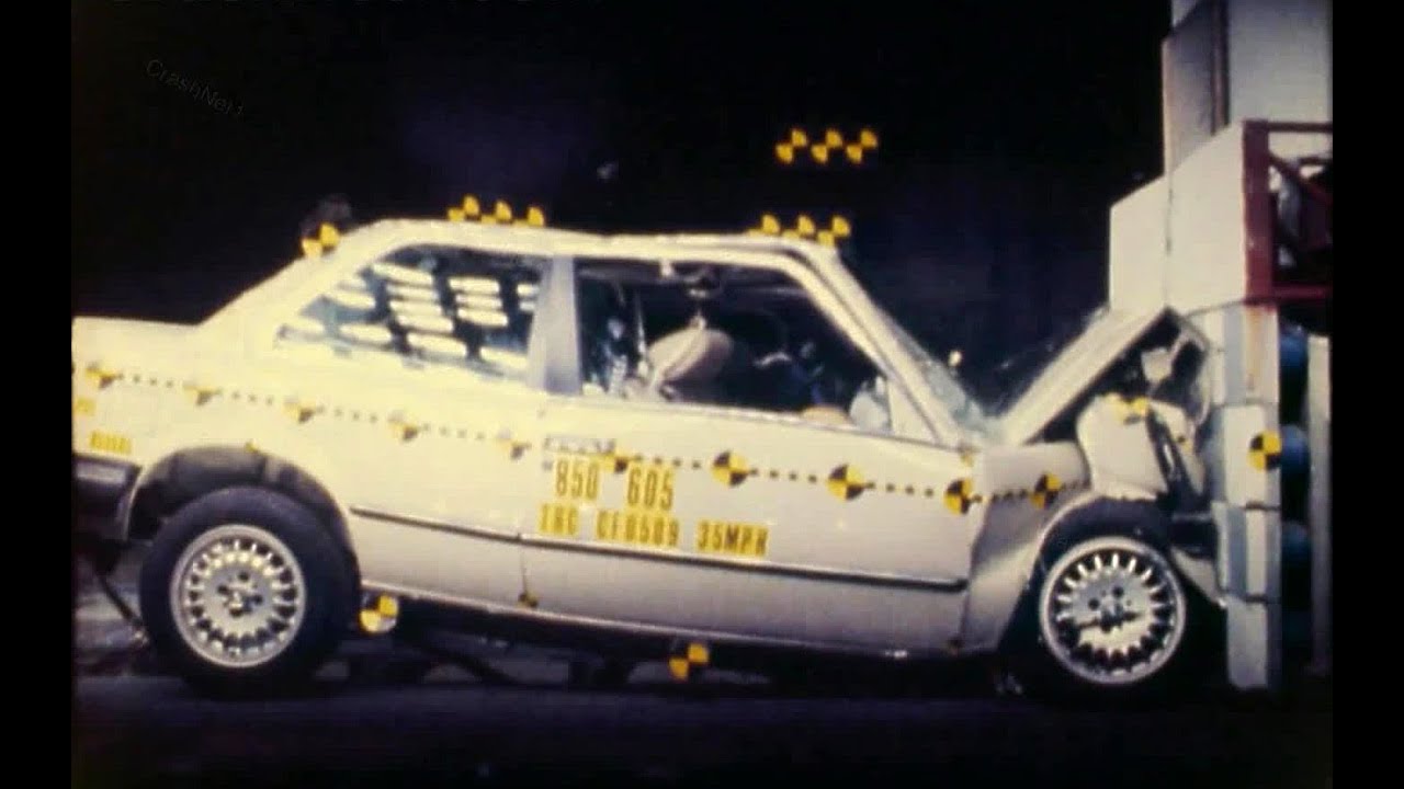 Bmw e30 crash test video #4