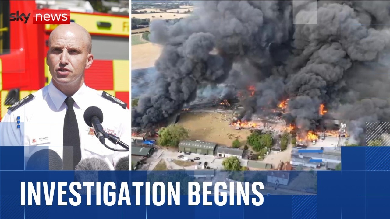 Fire chief speaks after major explosion at Essex industrial site