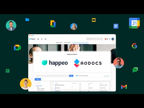 Perttu Ojansuu, CEO of Happeo, says: "By integrating with AODocs, we're offering one seamless digital experience for everything around file-centric collaboration. Its capabilities are on par with SharePoint, but the experience is friendlier, more modern and centered around Google Workspace."