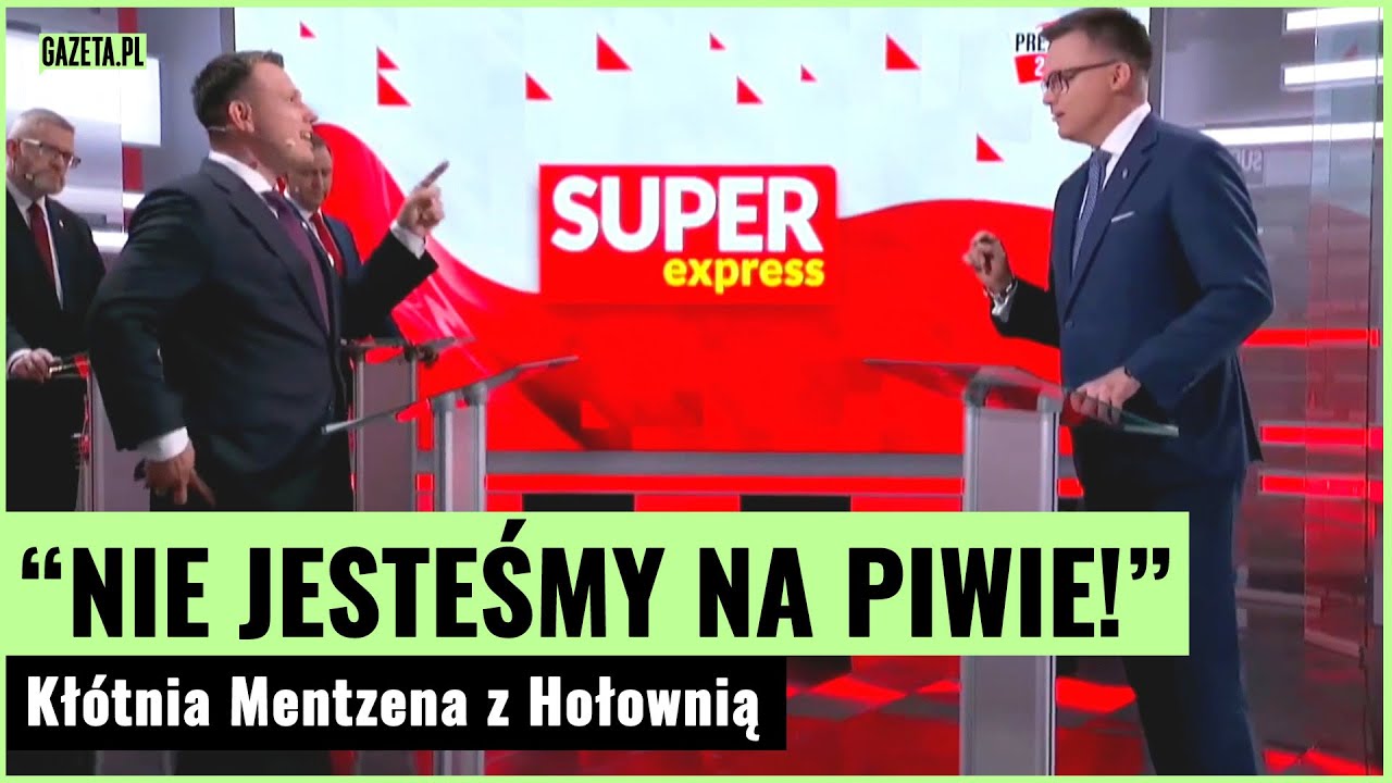Mentzen and Hołownia argue during the debate! They took a selfie together | Gazeta.pl
