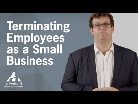 The difference when terminating employees as a small business