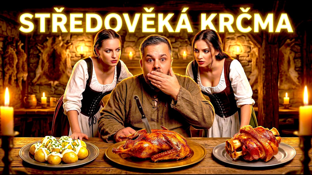 KONEČNĚ! Úžasná STŘEDOVĚKÁ KRČMA v Písku! TADY SE S TEBOU NEMAZLÍ!