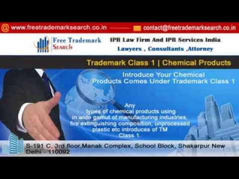 Trademark Class 1 | Chemical Products