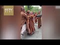 Viral Footage: monks fight inside temple, draw condemnation online