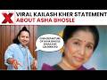 Kailash Kher’s Emotional Words On Asha Bhosle Go Viral Across Social Media