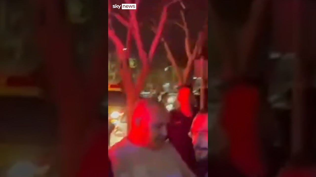 Moment Iran missile hits Israeli city of Dimona