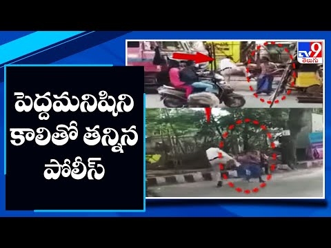 Traffic police manhandles citizen in Tirupati, Video goes viral