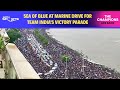 Team India Mumbai | Sea Of Blue At Marine Drive For Team Indias Victory Parade