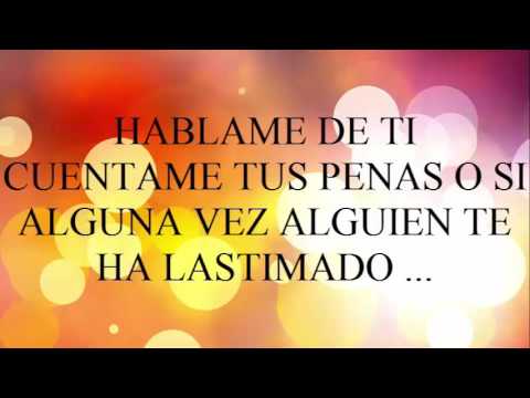 hablame de ti letra (cover lucah)