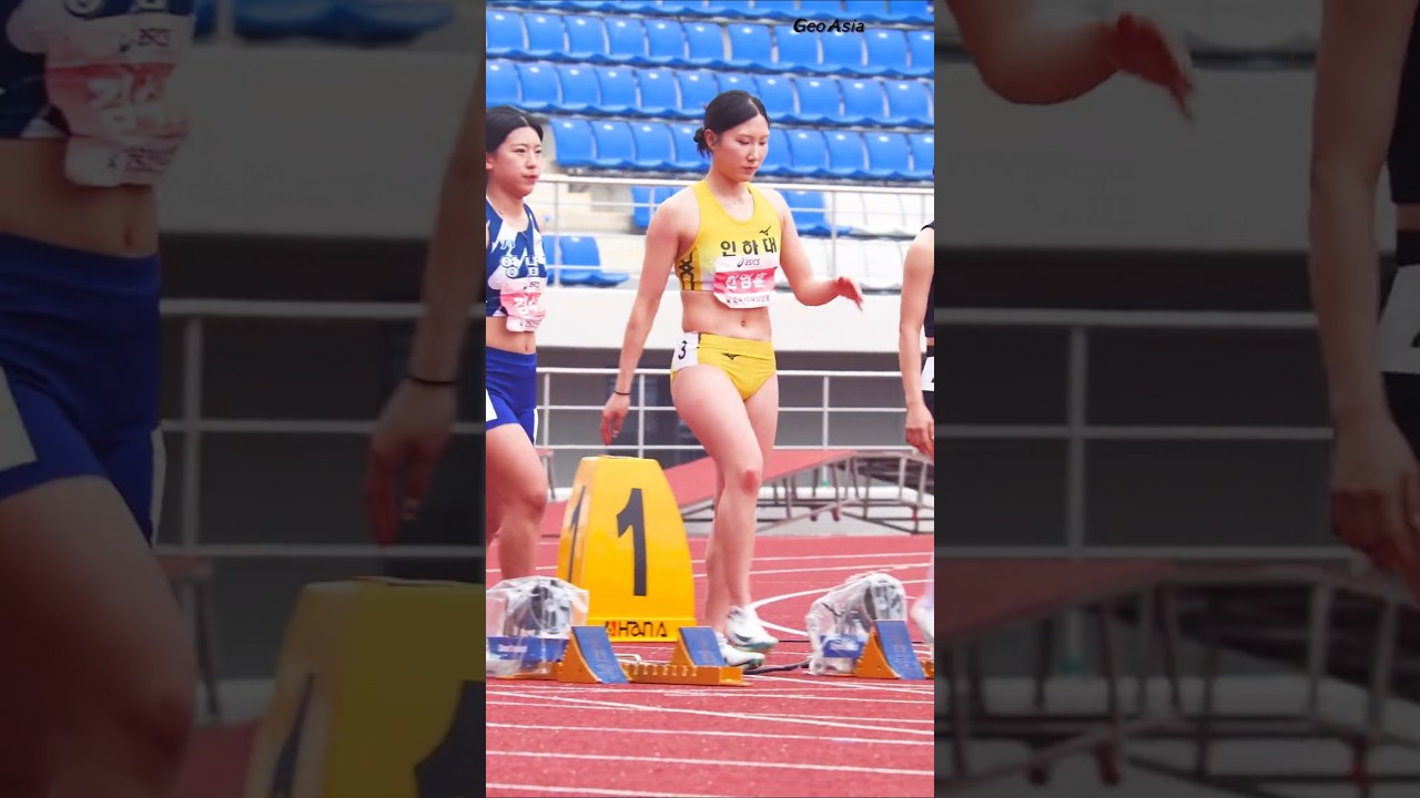 여자대학부 최강 스프린터! 안영훈 #athletics #안영훈 #여자육상 #trackandfield #sportstar #shorts