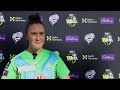 Melbourne Stars Alice Capsey speaks following win over Hurricanes