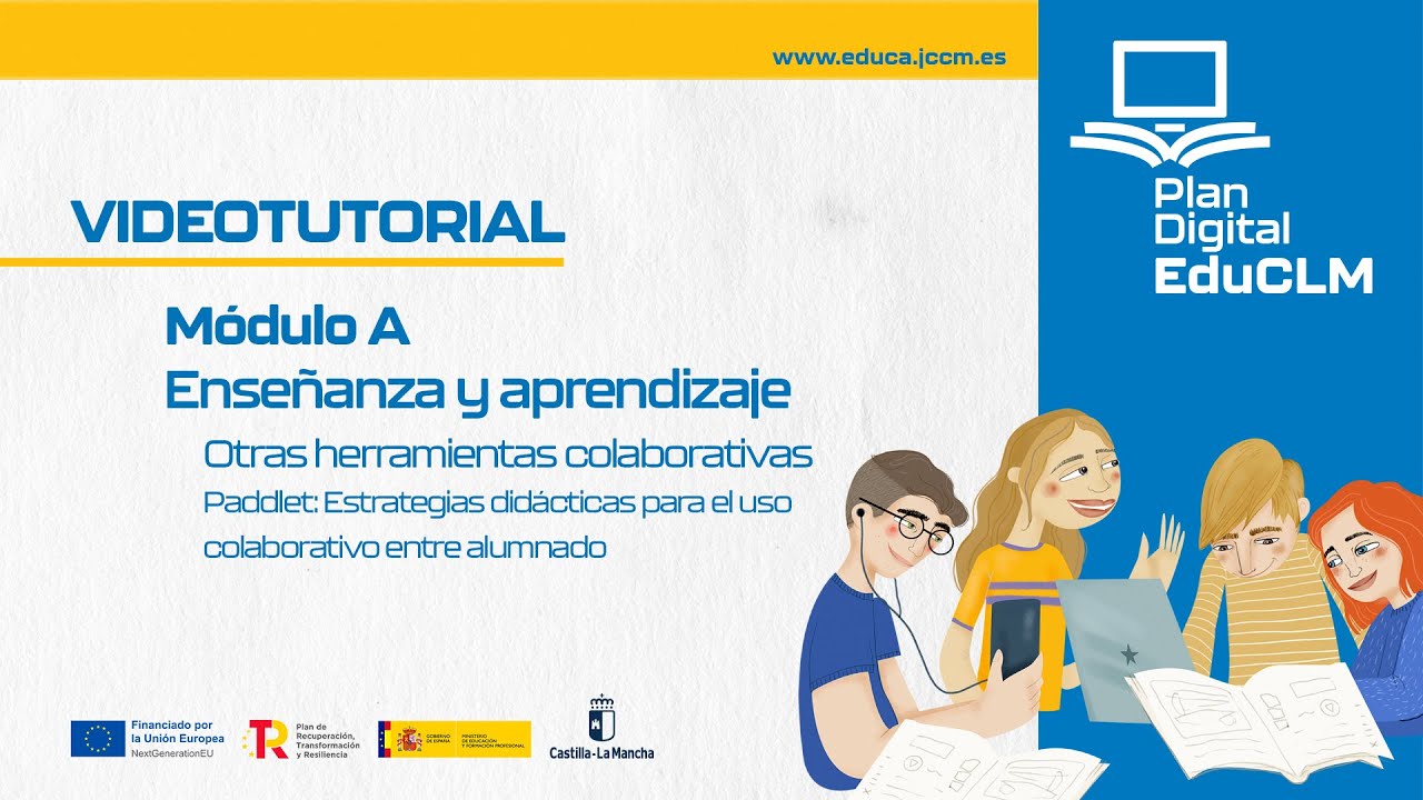 #PlanDigitalEduCLM: Mód. A - Otras herramientas colaborativas - Paddlet