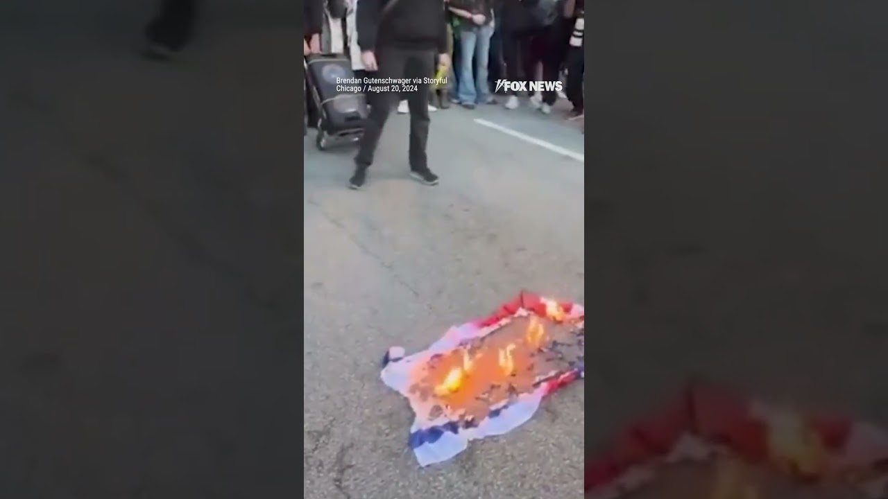 Trump signs executive order mandating the prosecution of flag burners #trump #shorts #news #flag