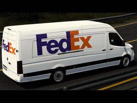 SKIN FEDEX MERCEDES-BENZ SPRINTER 2019 1.0 1.47