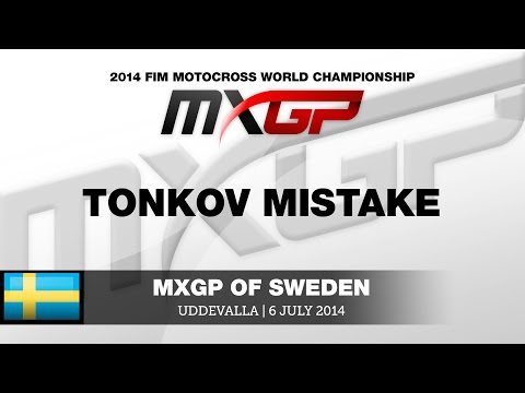 MXGP of Sweden - Tonkov mistake - Motocross 