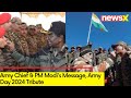 Army Chief & PM Modis Message | Army Day 2024 Tribute | NewsX