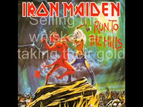 Upload mp3 to YouTube and audio cutter for Iron Maiden - Run To The Hills (Letras Inglés - Español) download from Youtube