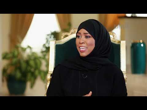 السيدة دلگير البرزنجي عقيلة السفير عمر البرزنجي في مقابلة تلفزيونية