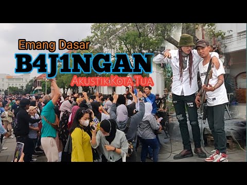 Emang dasar | Cover Akustik Kota Tua #fyp #cover Band Wali #kotatua #seruseruan