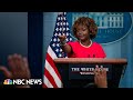 LIVE: White House holds press briefing (Audio Only) | NBC News