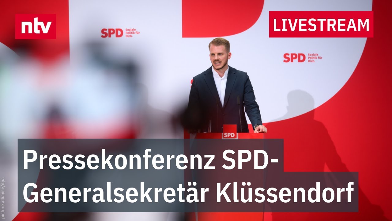 LIVE: Pressekonferenz SPD zur Gremiensitzung