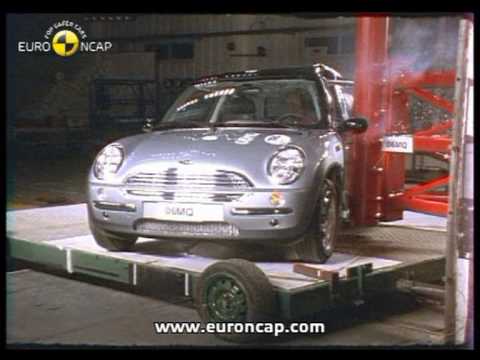 Відео краш-тесту Mini One 2001 - 2006