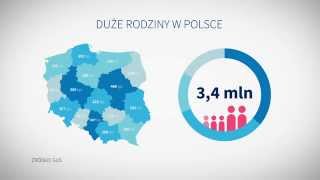Karta Dużej Rodziny obniża koszty życia rodzin wielodzietnych w Polsce. Korzysta z niej już ponad mi
