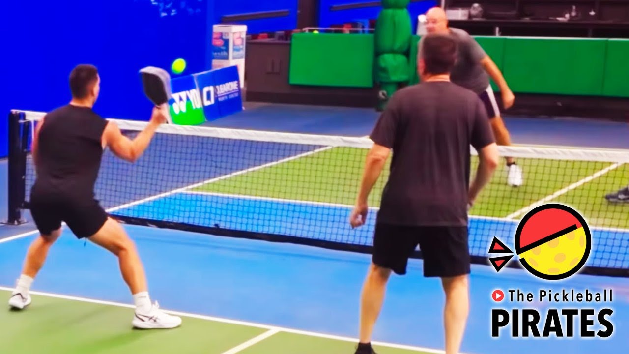 One Youngster with 3 Seniors 4.5+ Pickleball