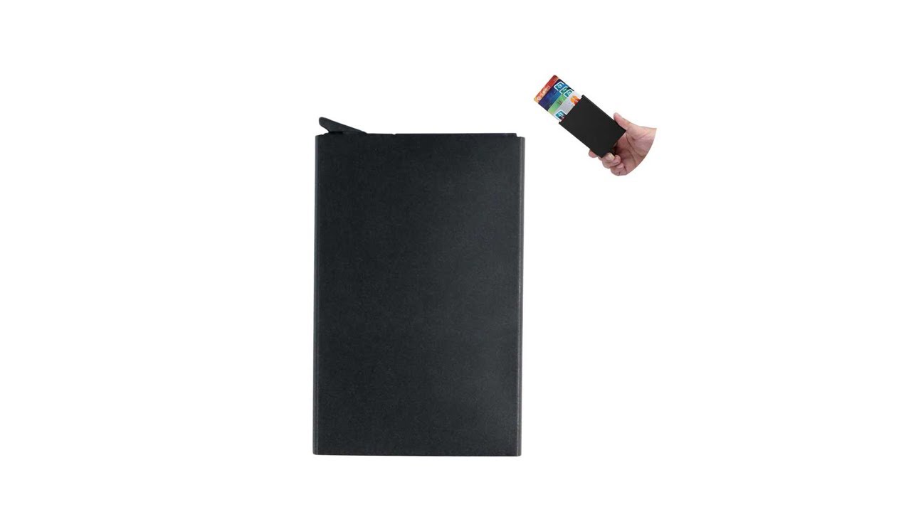 Pratinjau video produk Rhodey Dompet Kartu Slim Slider Aluminium - G882