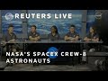LIVE: NASAs SpaceX Crew-8 astronauts speak ahead of launch