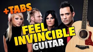 Skillet - Feel Invincible (Fingerstyle Guitar Cover With Tabs And Karaoke)