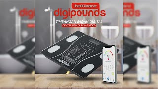 Pratinjau video produk Taffware Digipounds Timbangan Badan Digital Scale 180kg - SH-Y01