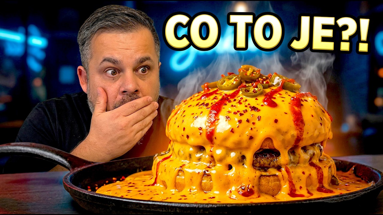 CO TO PROBOHA JE?! BURGER v houbové omáčce?! 🤯 Tohle byla bomba! JEDINÝ V ČR!