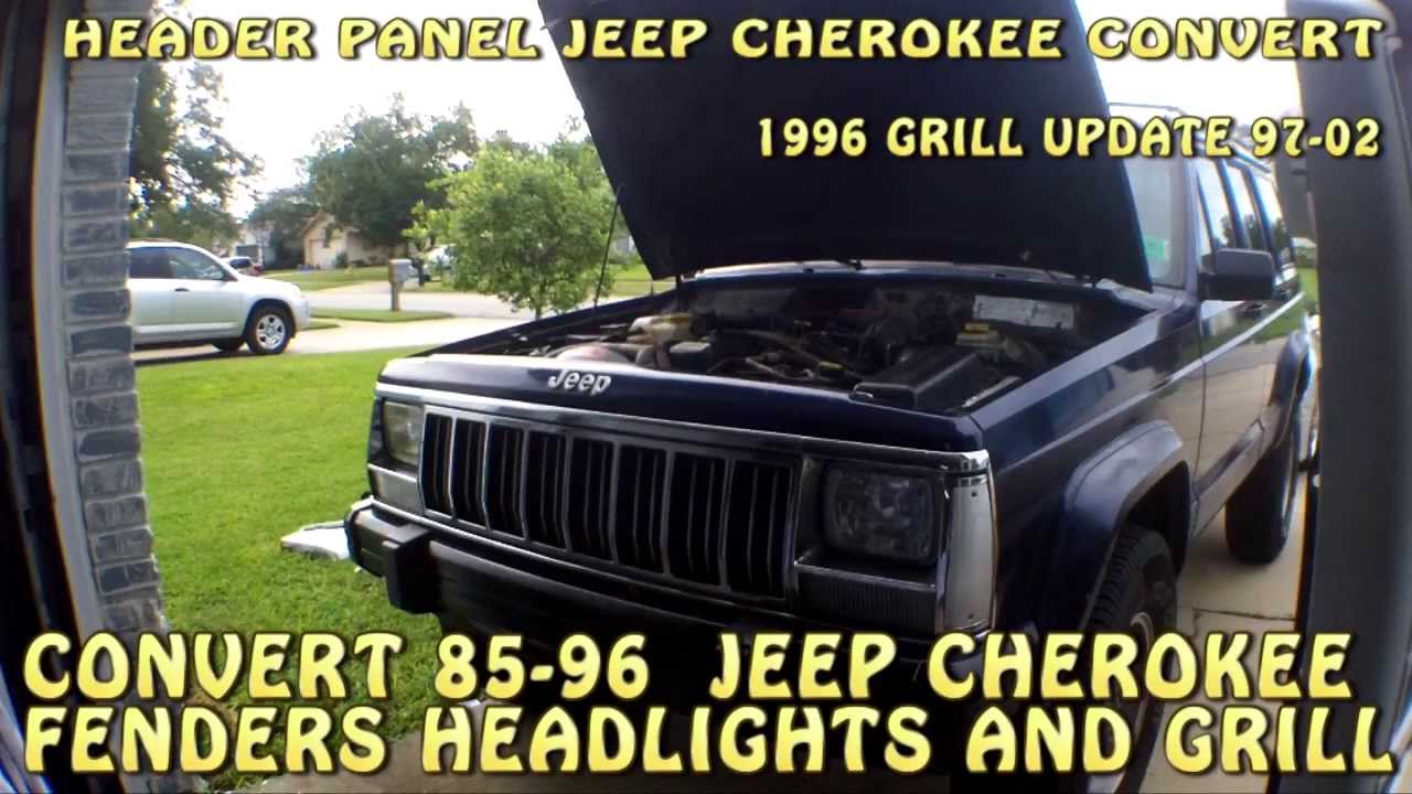 Jeep xj header panel conversion