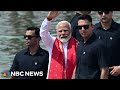 India Prime Minister Narendra Modi close to third term in historically large Indian election