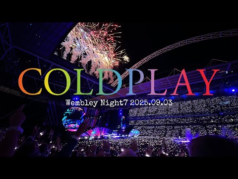 Coldplay London Wembley N7 2025.09.03 - Music of the Spheres World Tour 💫 🩵  #coldplay #coldplaylive