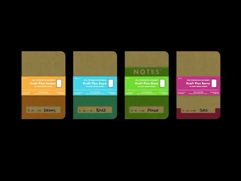 Field Notes • Kraft Plus, Aqua, 2-pack