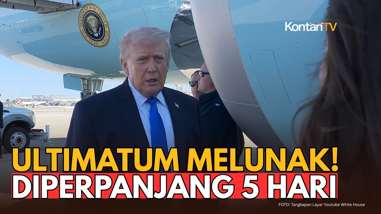 Trump Tunda Serangan Iran 5 Hari! Harga Minyak & Emas Langsung Anjlok, Dunia Tarik Napas
