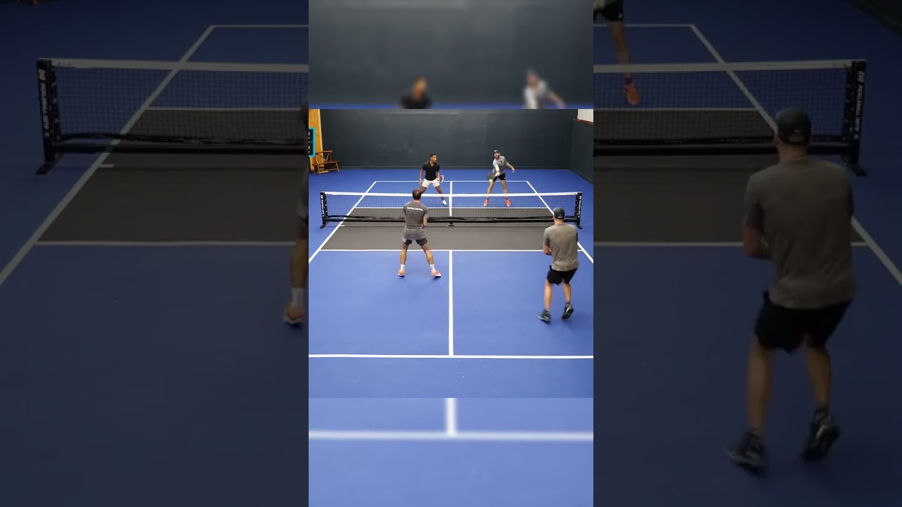 Sometimes you just gotta go for the lob 🎯⁠ #shorts #pickleball #pickleballtips #propickleball