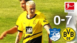 Reus Scores Twice | SV Westfalia Rhynern vs. Borussia Dortmund 0-7 | Highlights