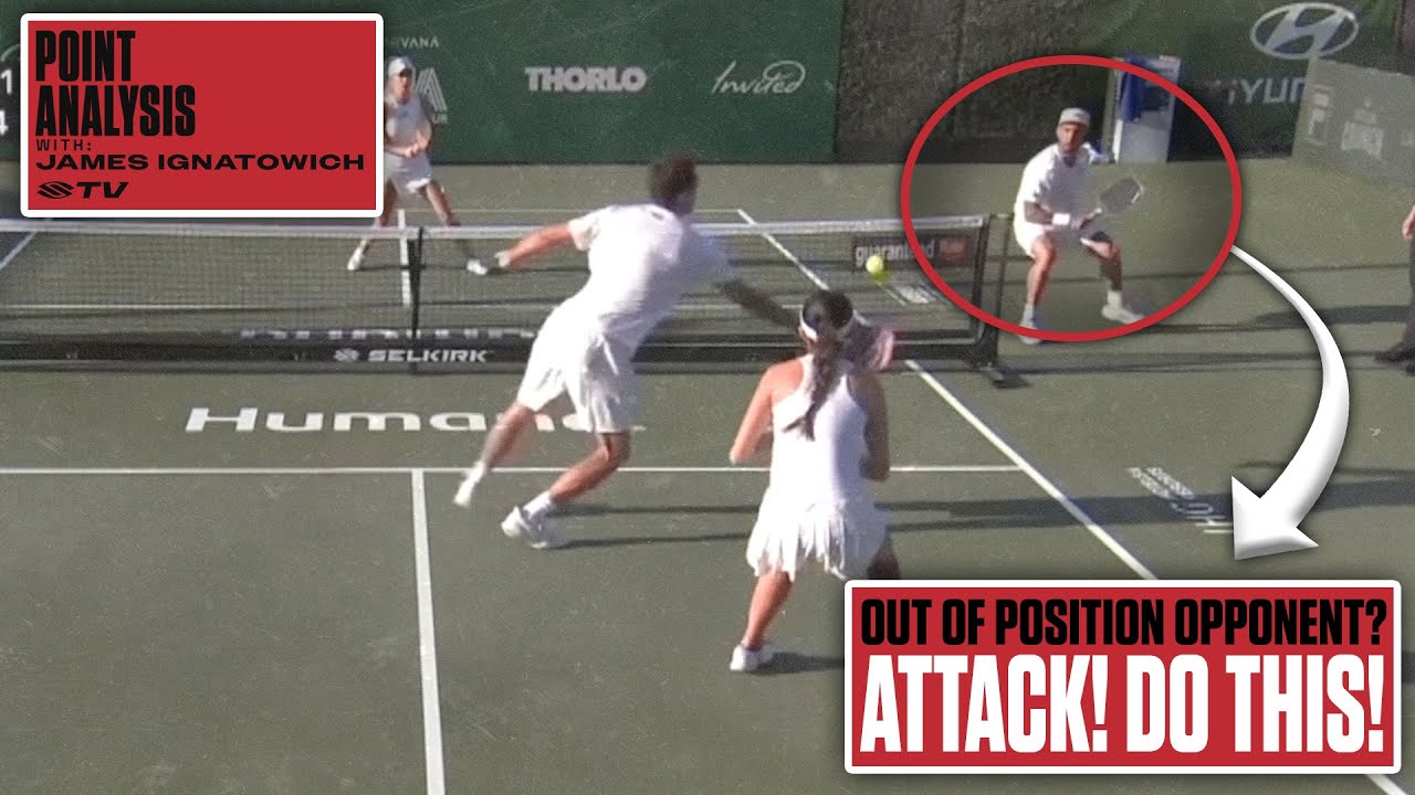 Take Advantage of an Off-Balance Opponent: Pickleball Point Review