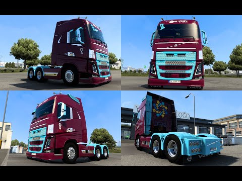 SKIN VOLVO FH 2012 FIFA WORLD CUP QATAR 2022 1.0 1.40 1.46