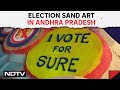 Andhra Pradesh Polls | During Election Season, A Unique Sand Art In Andhra Pradesh