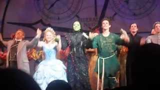Wicked 6.22.13 2pm Curtain Call - Lilli Cooper's Elphaba Debut