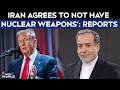 US Iran Peace Deal | US, Iran Set To Sign Deal Ending Hostilities, Nuclear Dispute