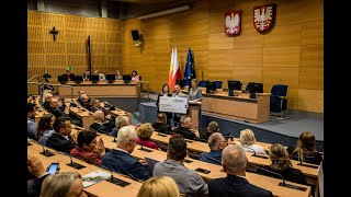 Przekazanie promes gminom i beneficjentom z powiatów: krakowskiego, proszowickiego i wielickiego