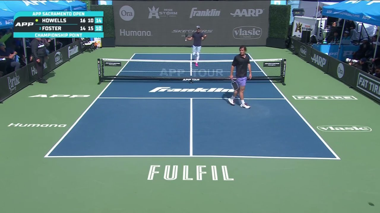 APP Sacramento Open I Men's Pro Singles I Match Point I Foster VS. Howells
