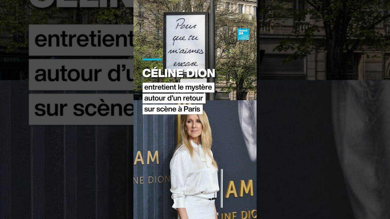 Céline Dion entretient le mystère autour d’un retour sur scène à Paris 🎤 • FRANCE 24