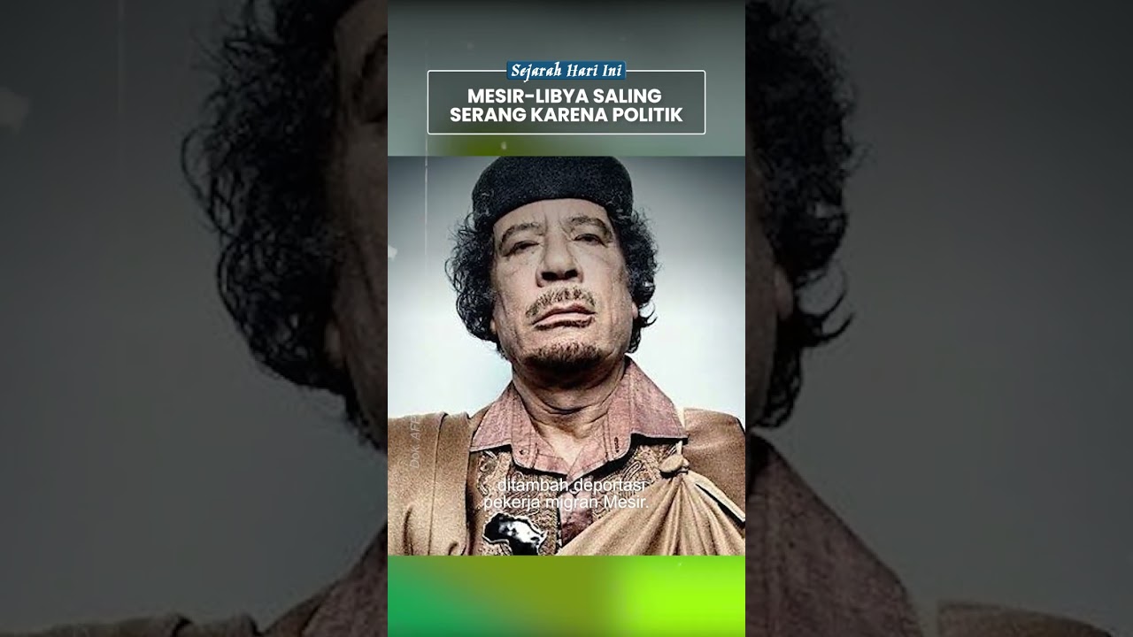 Sebelum Jadi Negosiator, Mesir Perangi Libya Selama 3 Hari di Perbatasan & Bikin Deportasi Besar