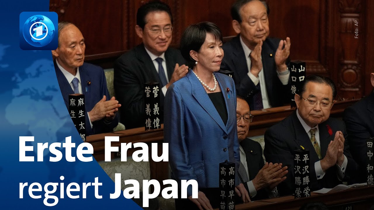 Erstmals regiert in Japan eine Frau: Takaichi ist die erste Ministerpräsidentin